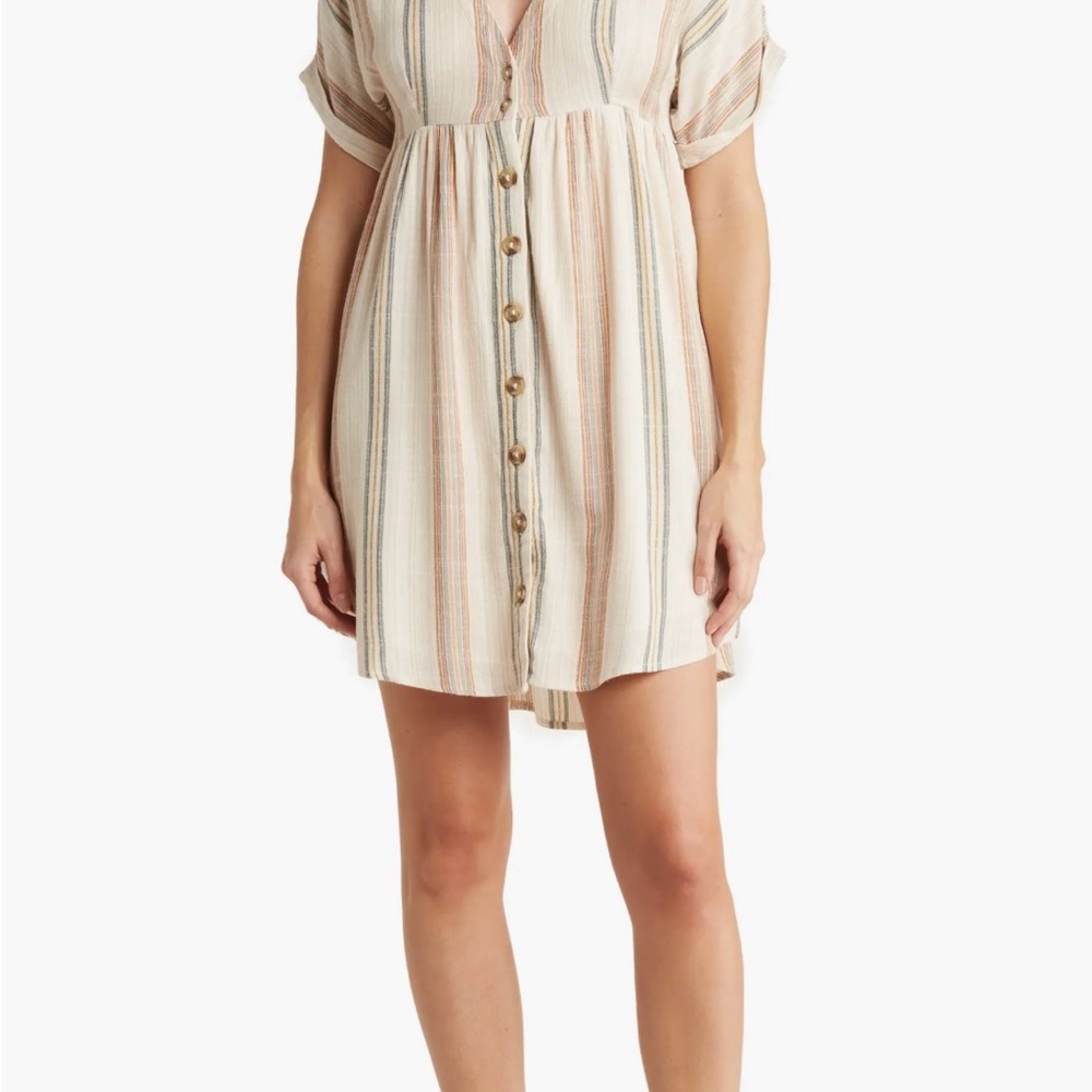 O'Neill Reagan Striped Woven Mini Sundress